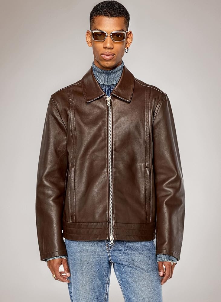 きゅん　 ディーゼル　レザージャケット きゅん ディーゼル レザージャケット 中古・古着通販】DIESEL